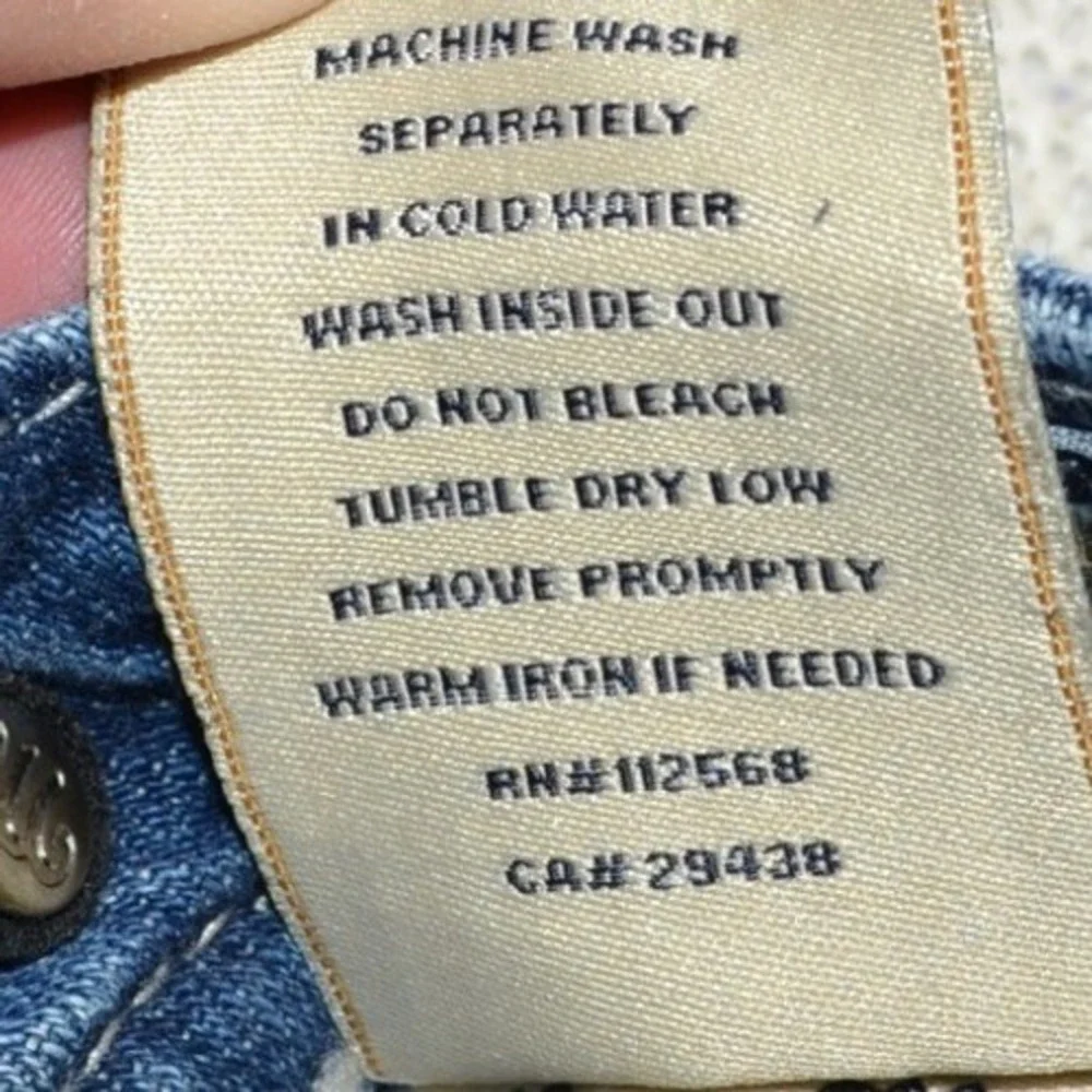 Miss Me Bootcut Jeans Womens‎ 28 Blue Good Rhinestone Embellished Low Rise
